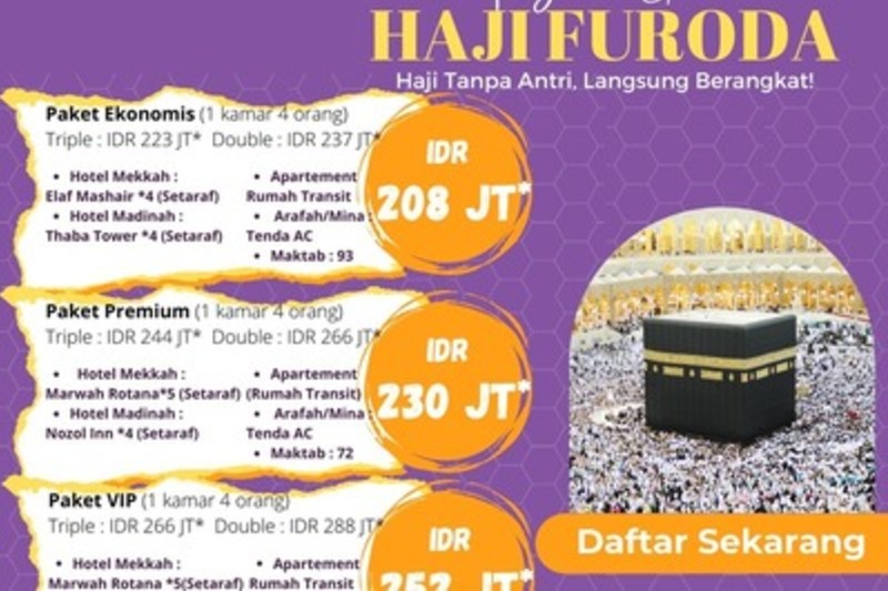Haji Furoda - Ayo! Dapatkan Mukena Cantik Secara Gratis! | Cahaya Kaabah Travel Bandung | 081219315458 Haji Furoda - Ayo! Dapatkan Mukena Cantik Secara Gratis! | Cahaya Kaabah Travel Bandung | 081219315458