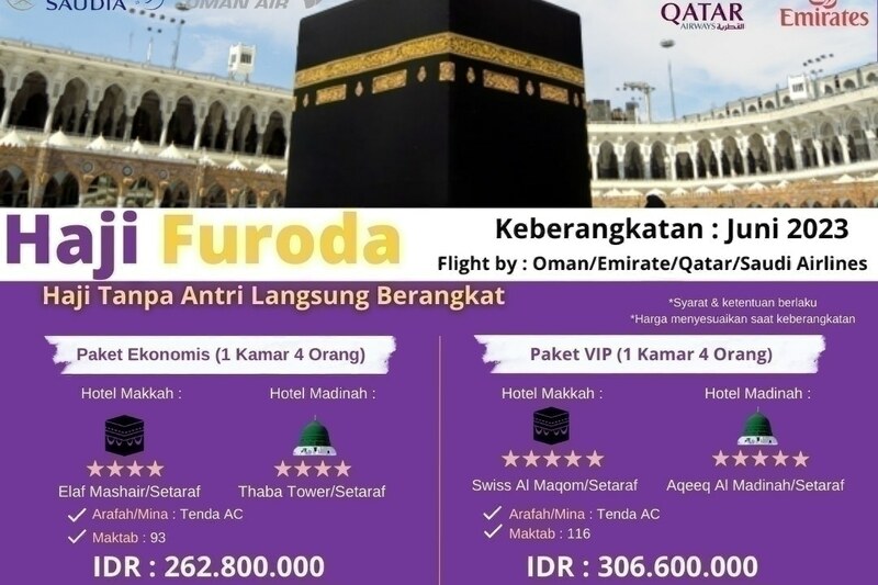 Haji Furoda di Samarinda - Haji Langsung Berangkat | Nikmati Potongan Harga! | Cahaya Kaabah Travel Terbaik di Samarinda | 081219315458