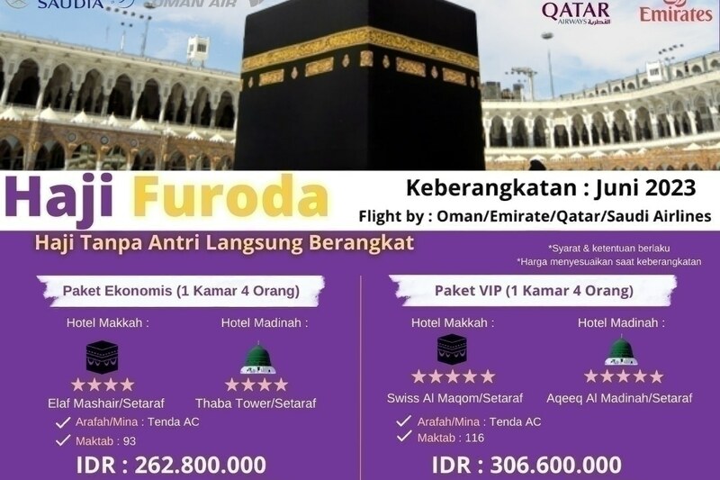 Haji Furoda - Haji langsung berangkat, Yuk Buruan Daftar Sekarang! | Cahaya Kaabah Travel Serang | 081219315458