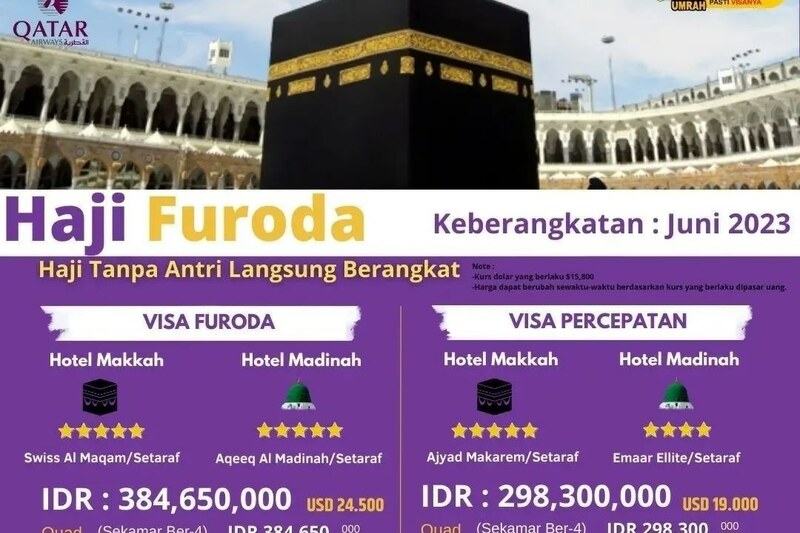 Biaya Haji Furoda 2023 - Haji Tanpa Antri Tanpa Nunggu! Klik disini | Cahaya Kaabah Travel Bogor | 081219315458 Biaya Haji Furoda 2023 - Haji Tanpa Antri Tanpa Nunggu! Klik disini | Cahaya Kaabah Travel Bogor | 081219315458