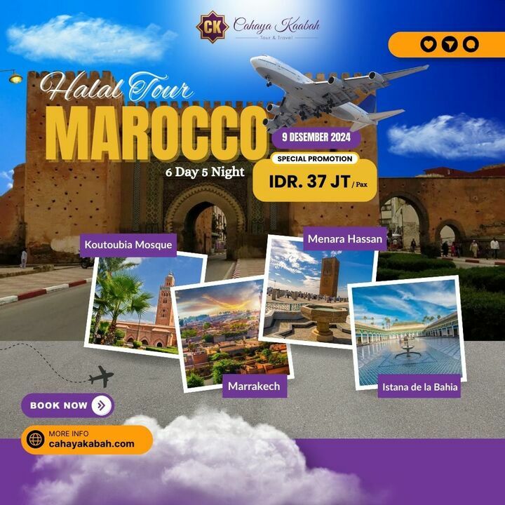 TOUR MAROCCO 9 DES 2024 DAFTAR SEKARANG DI BOGOR | RP. 37.000.000 | 0831 5922 1113 TOUR MAROCCO 9 DES 2024 DAFTAR SEKARANG DI BOGOR | RP. 37.000.000 | 0831 5922 1113