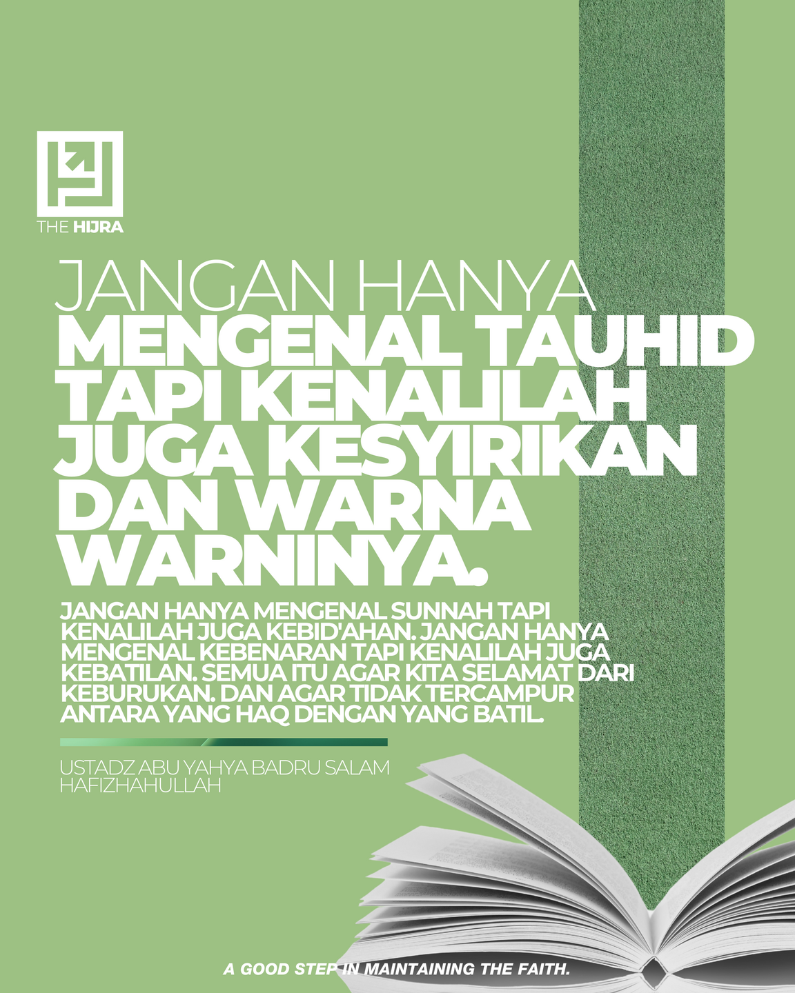 Jangan Hanya Mengenal Tauhid Jangan Hanya Mengenal Tauhid