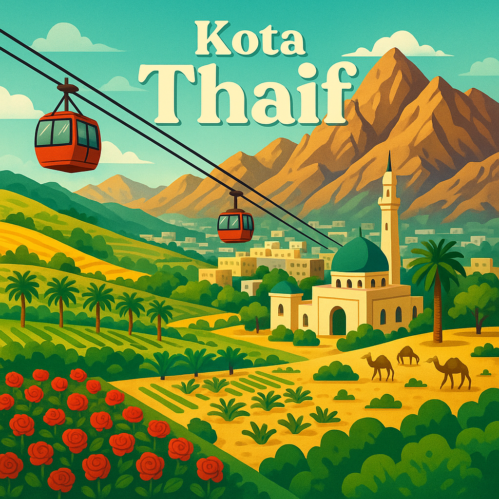 Mengenal Kota Thaif: Kota Sejuk di Balik Pegunungan Hijaz Mengenal Kota Thaif: Kota Sejuk di Balik Pegunungan Hijaz