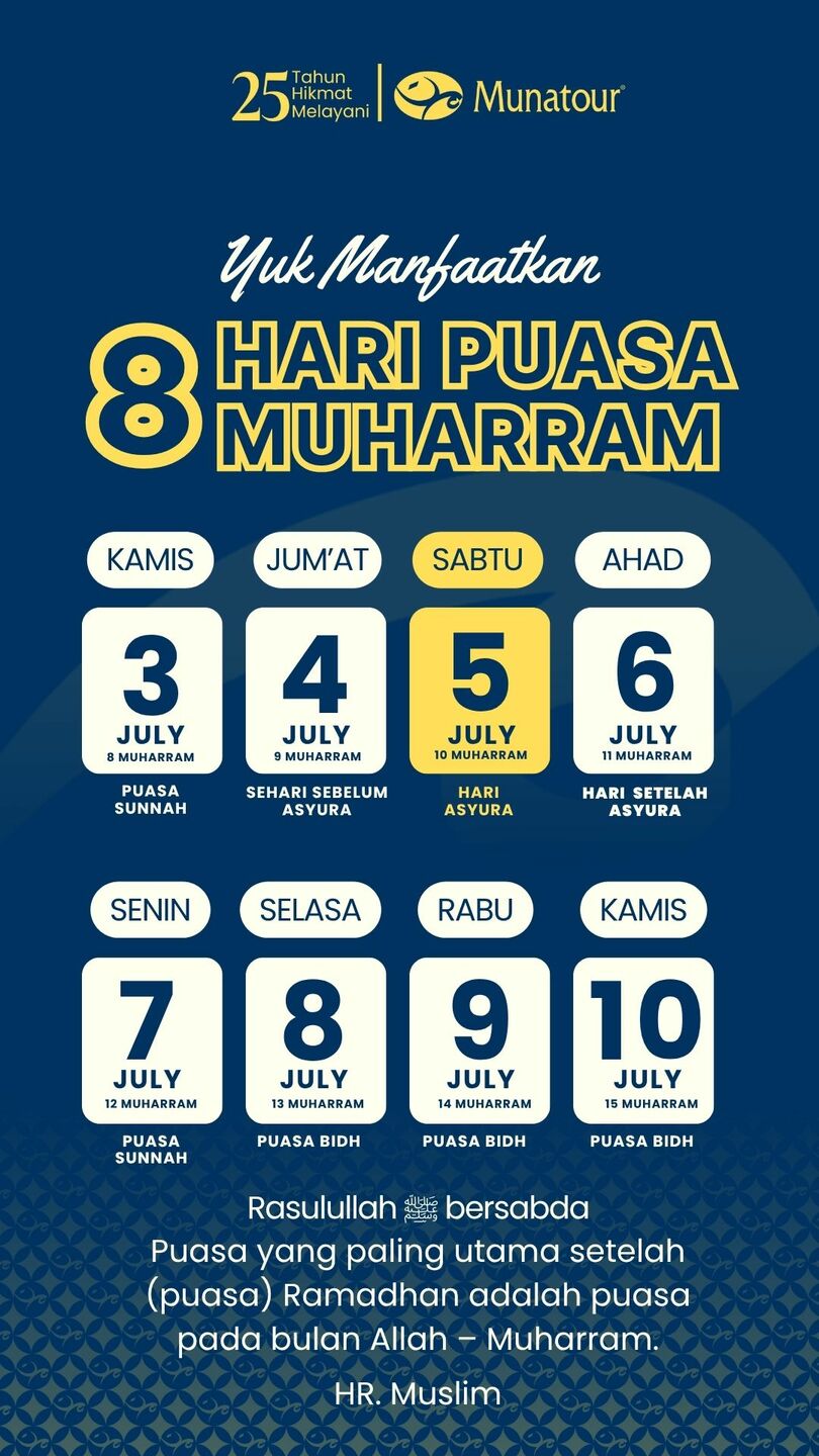 Yuk Manfaatkan Puasa Sunnah di Bulan Muharram Yuk Manfaatkan Puasa Sunnah di Bulan Muharram