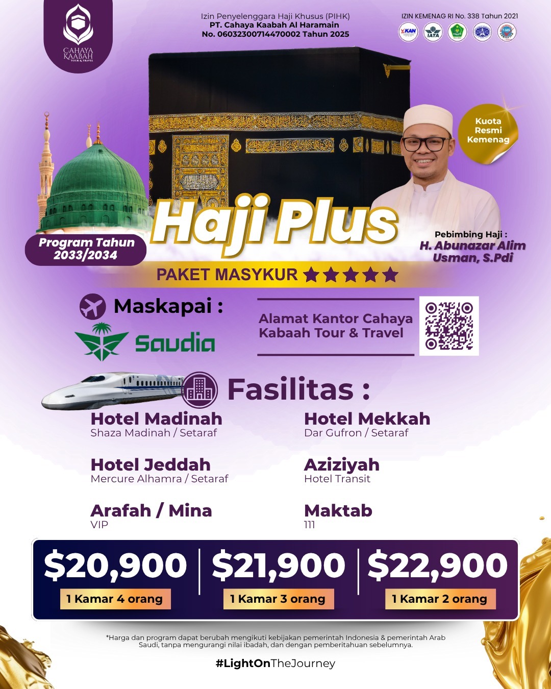 HAJI PLUS PAKET MASYKUR 2033-2034 | CIBUBUR | HUB 0895 0888 4721 HAJI PLUS PAKET MASYKUR 2033-2034 | CIBUBUR | HUB 0895 0888 4721