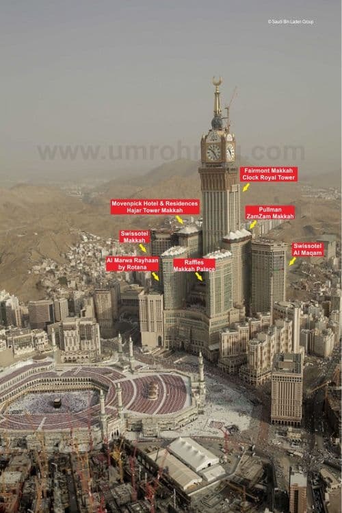 Hotel Bintang 5 di Sekitar Masjidil Haram Untuk Umroh Gold