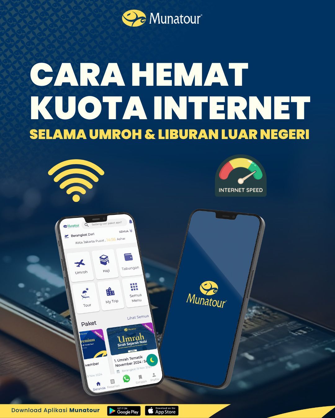Cara Hemat Kuota Internet Saat Umroh & Tour ke Luar Negeri Cara Hemat Kuota Internet Saat Umroh & Tour ke Luar Negeri