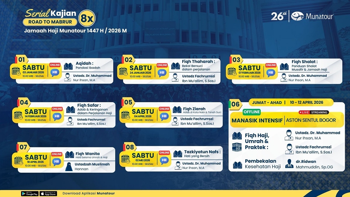 Serial Kajian Manasik Haji Munatour: Ikhtiar Meraih Haji Mabrur
