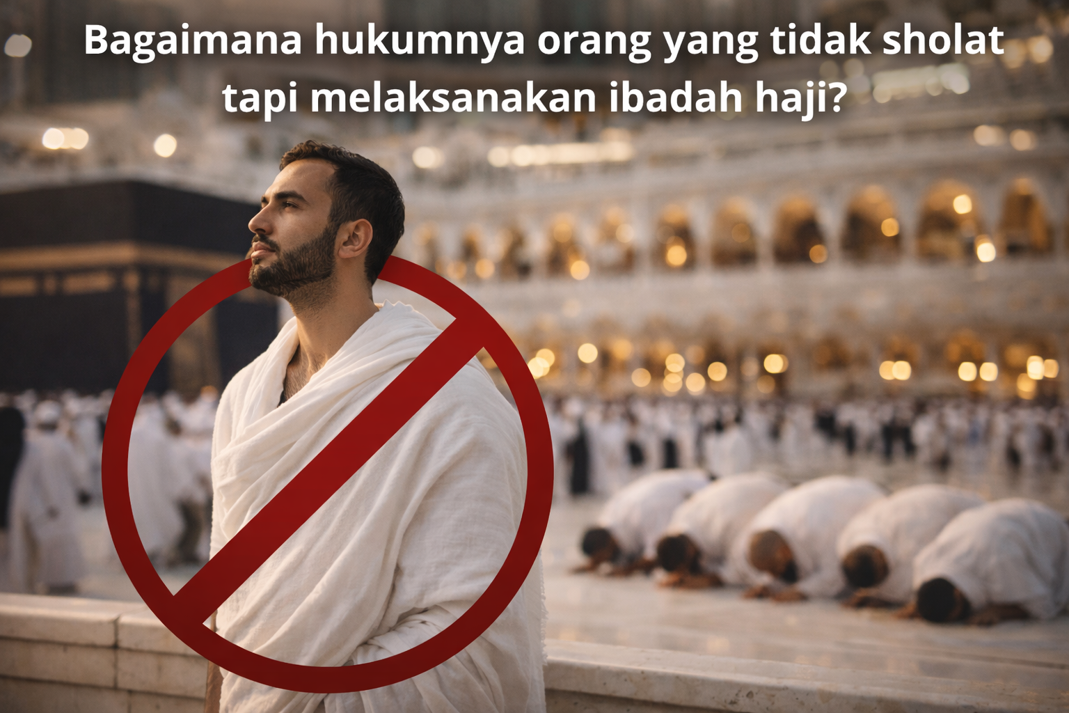 Bagaimana hukumnya orang yang tidak sholat tapi melaksanakan ibadah haji?