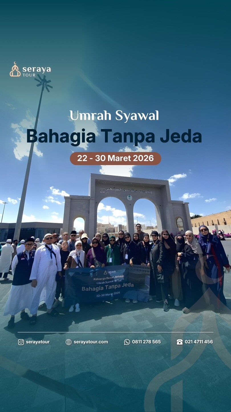 Umrah Bahagia Tanpa Jeda 22–30 Maret 2026: Perjalanan Nyaman Bersama Ustadz Wahid Rahman
