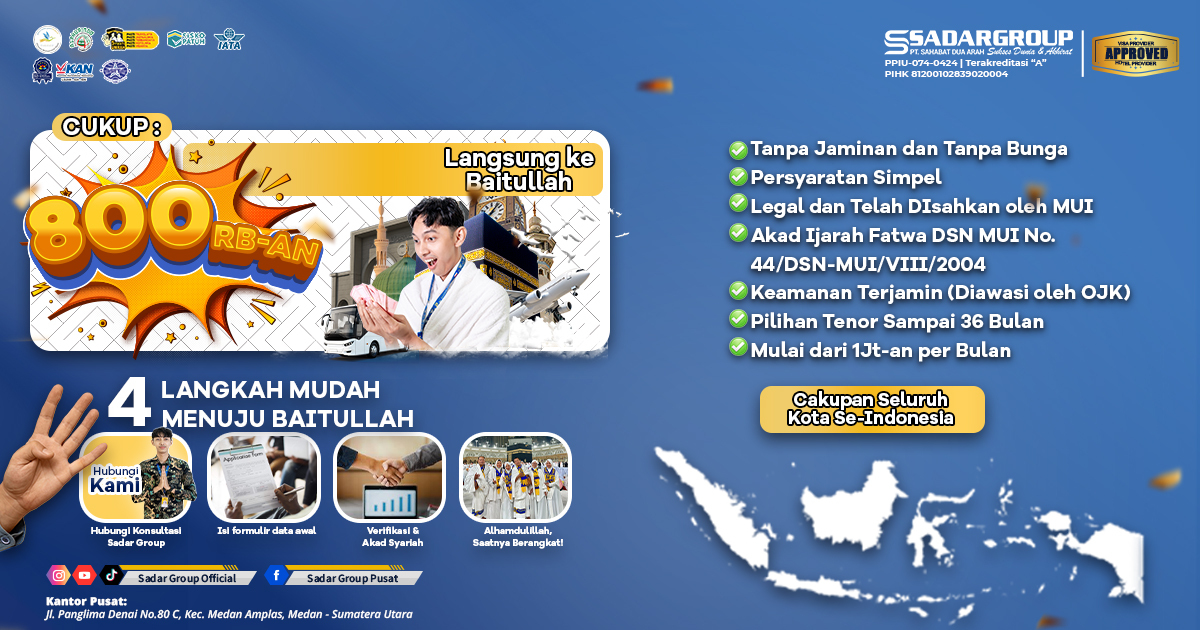 Wujudkan Impian ke Baitullah Kini Lebih Mudah dengan Cicilan Umroh Syariah di Medan