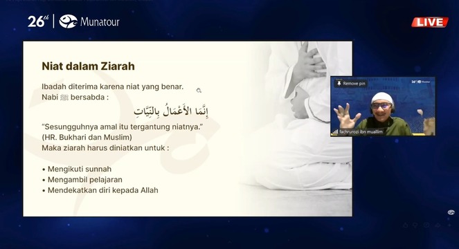Fiqh Ziarah Jadi Bekal Haji Khusus Munatour 2026