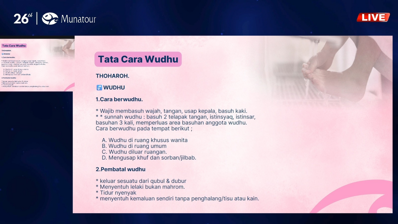 Eksklusif Road to Mabrur: Fiqh Wanita dan Thaharah Haji oleh Ustadzah Fauziah Parinduri