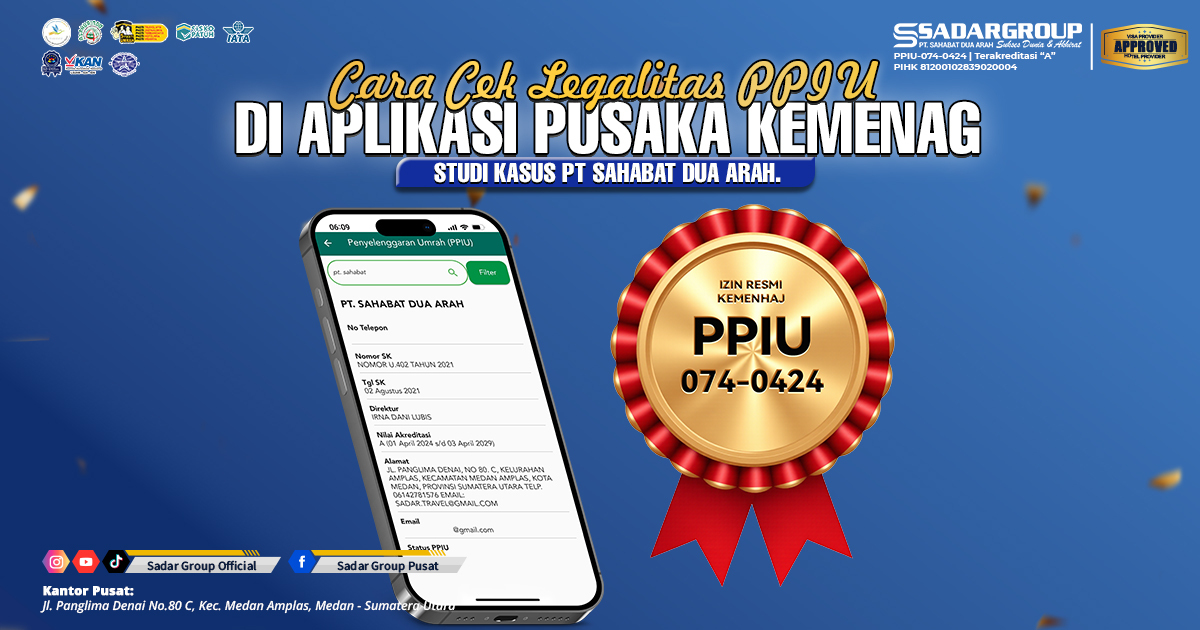 Cara Cek Legalitas PPIU di Aplikasi Pusaka Kemenag Cara Cek Legalitas PPIU di Aplikasi Pusaka Kemenag