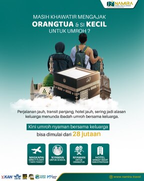 Masih Takut Ajak Orangtua & Si Kecil Umroh? Ini yang Sering Jadi Kekhawatiran Keluarga 🤍
