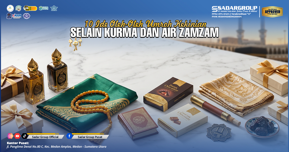 10 Ide Oleh-Oleh Umroh Kekinian Selain Kurma dan Air Zamzam