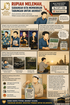 Rupiah Melemah, Sudahkah Kita Memikirkan Tabungan untuk Akhirat?
