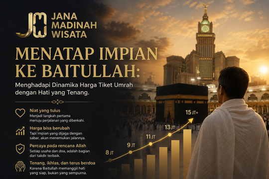 Menatap Impian ke Baitullah: Menghadapi Dinamika Harga Tiket Umrah dengan Hati yang Tenang 