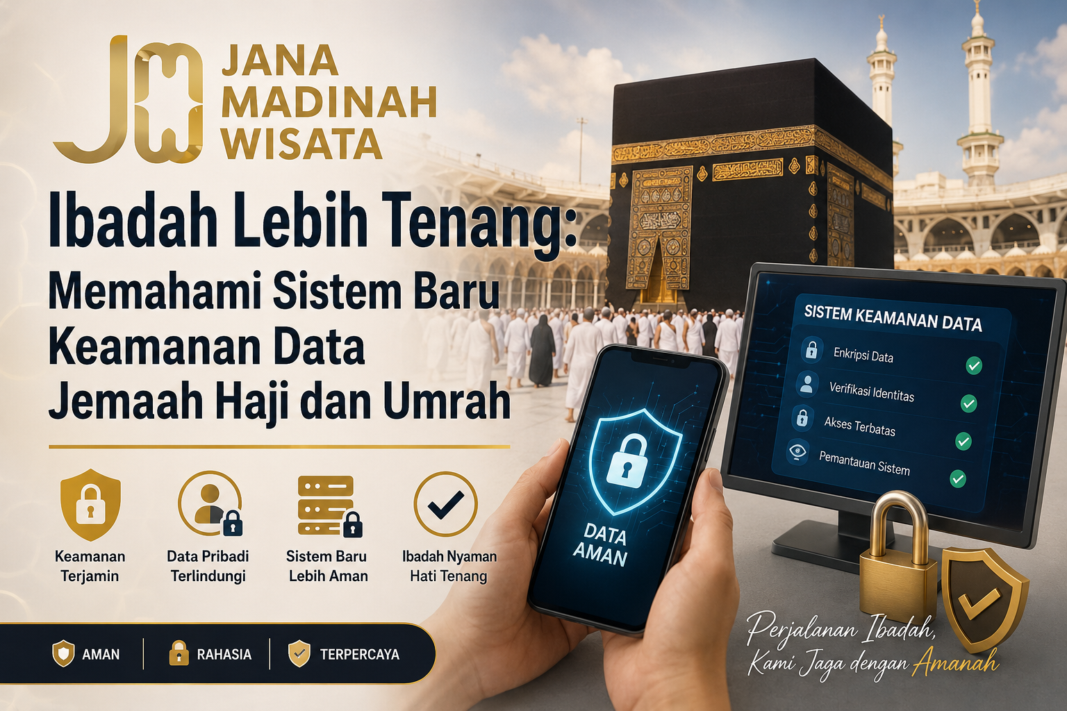 Ibadah Lebih Tenang: Memahami Sistem Baru Keamanan Data Jemaah Haji dan Umrah 
