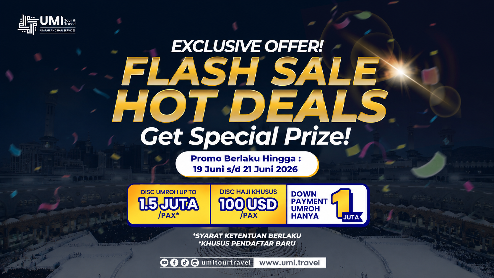 🔥 FLASH SALE HOT DEALS UMI TOUR & TRAVEL! 🔥 🔥 FLASH SALE HOT DEALS UMI TOUR & TRAVEL! 🔥