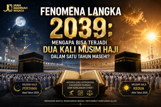 Fenomena Langka 2039: Mengapa Bisa Terjadi Dua Kali Musim Haji dalam Satu Tahun Masehi?