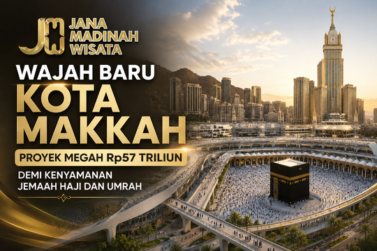 Wajah Baru Kota Makkah: Proyek Megah Rp57 Triliun Demi Kenyamanan Jemaah Haji dan Umrah