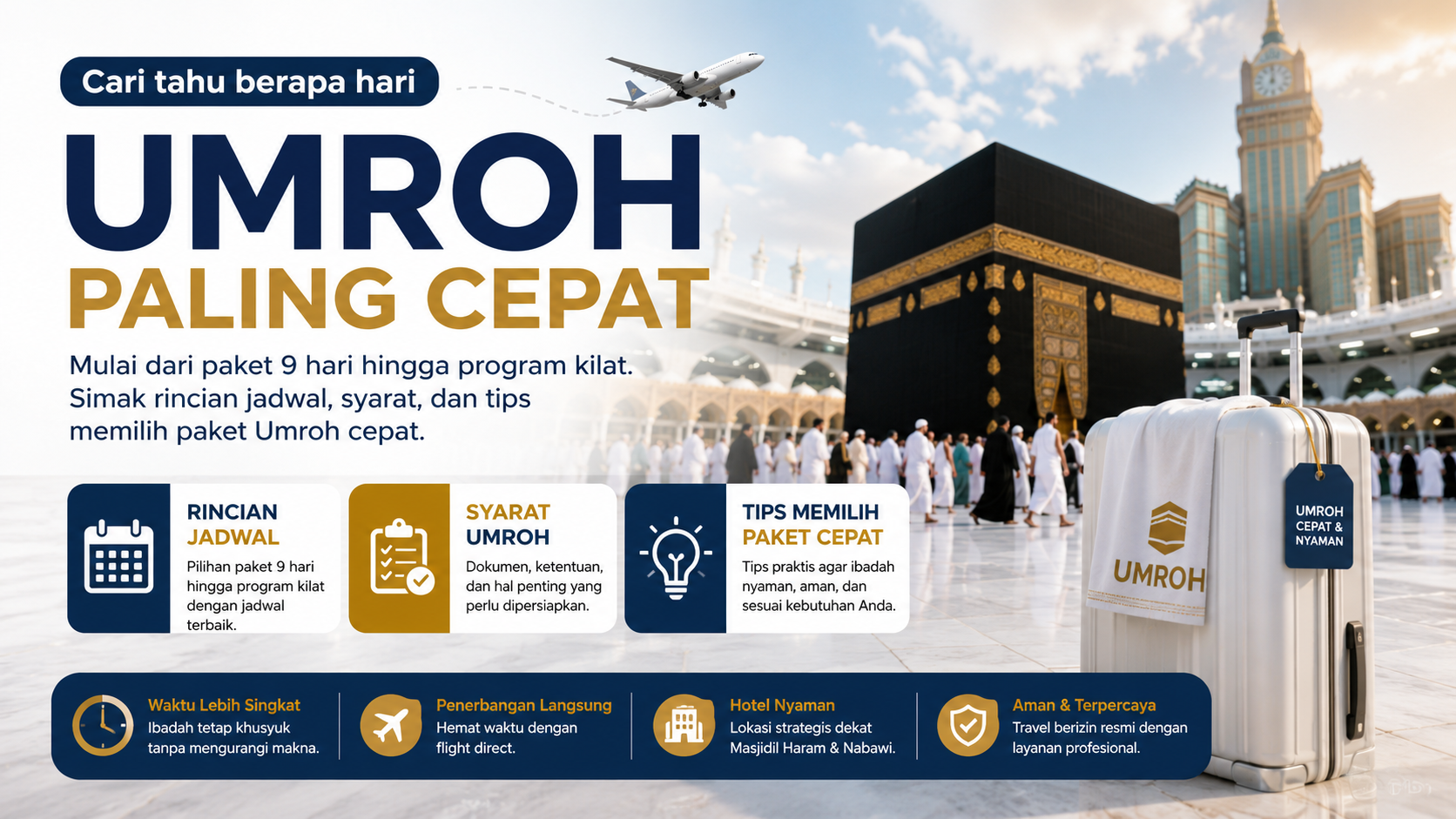 Berapa Hari Umroh Paling Cepat? Ini Jawaban Lengkapnya