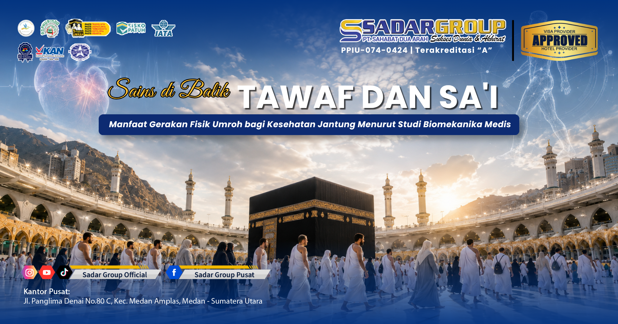 Sains di Balik Tawaf dan Sa'i: Manfaat Fisik Umroh bagi Kesehatan Jantung Menurut Medis