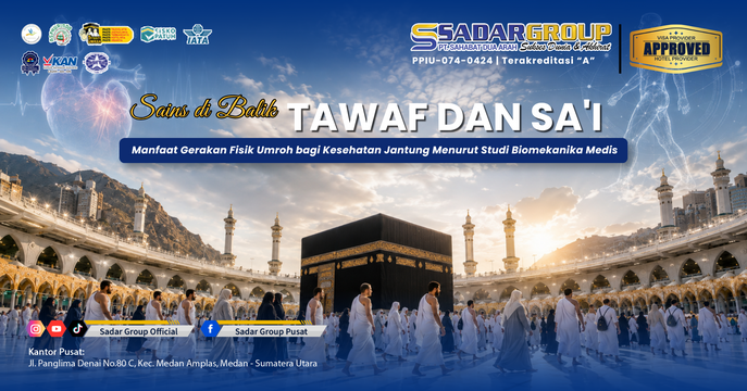 Sains di Balik Tawaf dan Sa'i: Manfaat Fisik Umroh bagi Kesehatan Jantung Menurut Medis