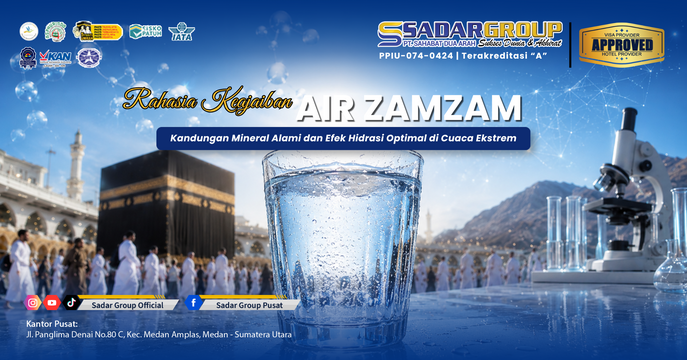 Rahasia Keajaiban Air Zamzam Berdasarkan Analisis Laboratorium: Kandungan Mineral & Hidrasi Medis