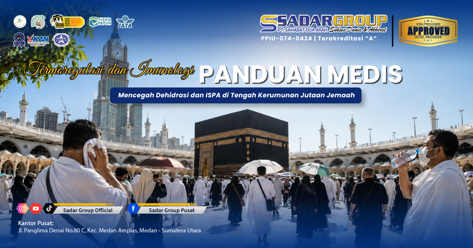 Sains Termoregulasi & Imunologi: Panduan Medis Mencegah Dehidrasi dan ISPA Saat Umroh