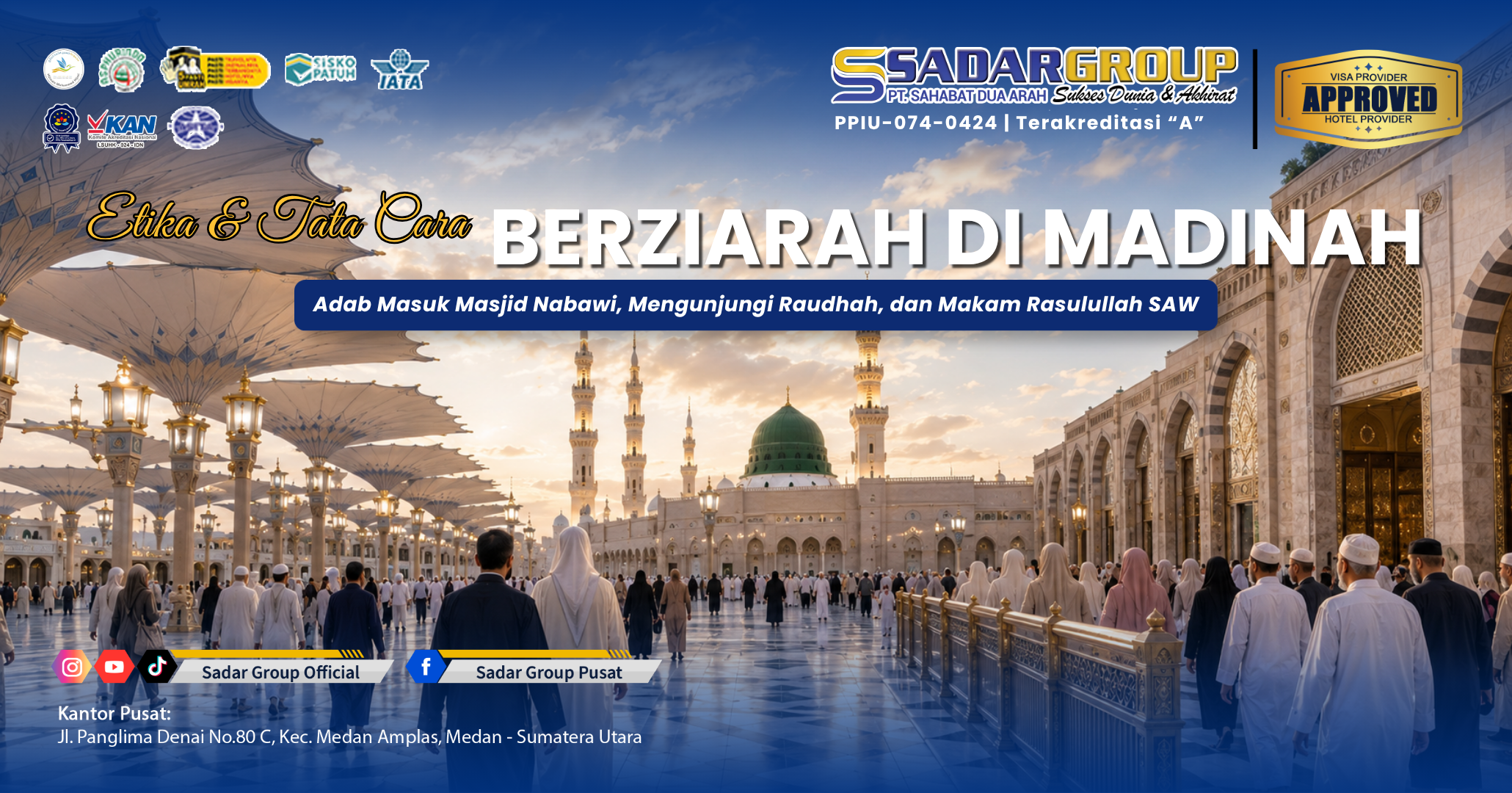 Etika dan Tata Cara Berziarah di Madinah: Adab Masjid Nabawi, Raudhah & Makam Nabi Etika dan Tata Cara Berziarah di Madinah: Adab Masjid Nabawi, Raudhah & Makam Nabi
