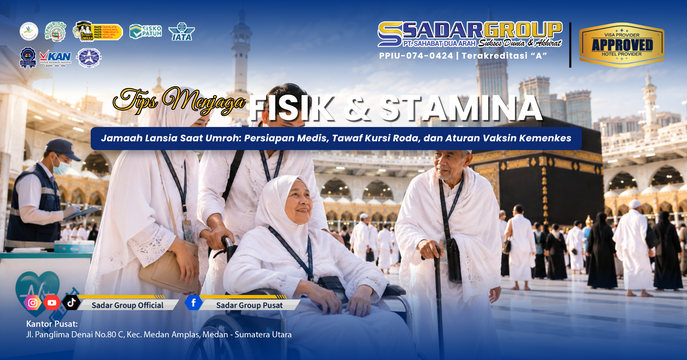 Tips Menjaga Fisik dan Stamina Jamaah Lansia Saat Umroh: Medis, Kursi Roda & Vaksin