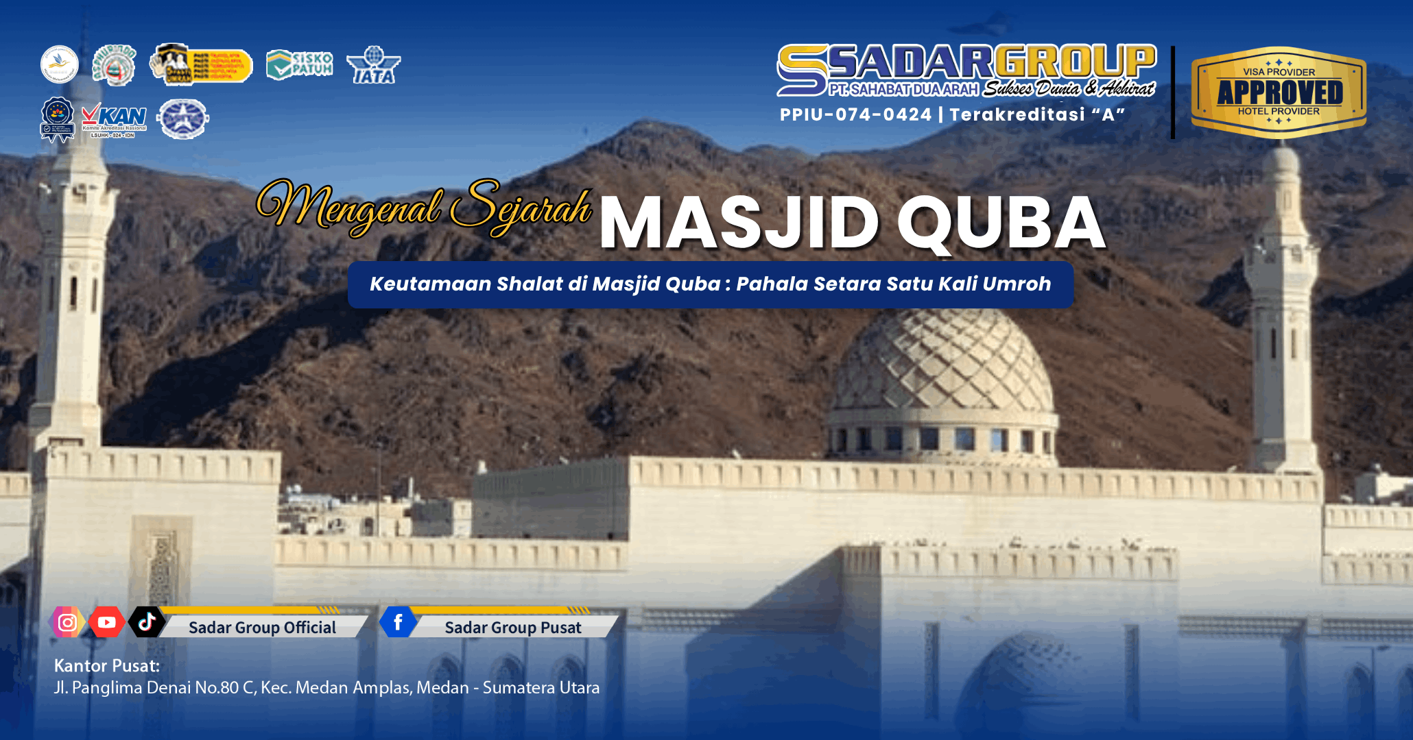 Sejarah Masjid Quba dan Keutamaan Shalat: Pahala Setara Satu Kali Umroh