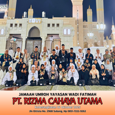 Rombongan Umroh 16 Oktober 2025