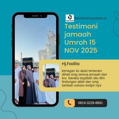 Testimonial Jamaah Keberangkatan 15 November 2025