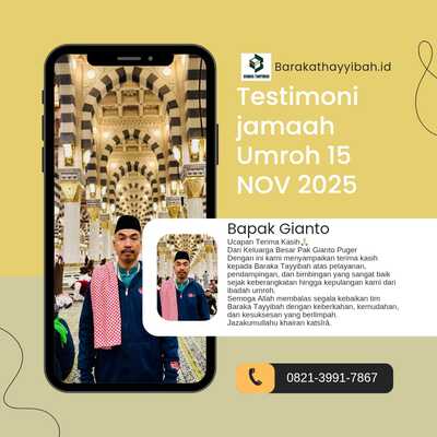 Testimonial Jamaah Keberangkatan 15 November 2025
