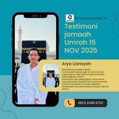 Testimonial Jamaah Keberangkatan 15 November 2025