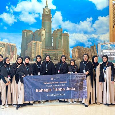 Keberangkatan Jamaah Umrah Bahagia Tanpa Jeda