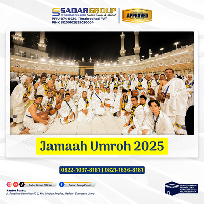 Rombongan Jamaah Umroh Juli 2025 PT Sahabat Dua Arah