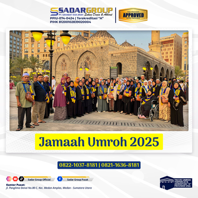 Rombongan Jamaah Umroh Agustus 2025 PT Sahabat Dua Arah