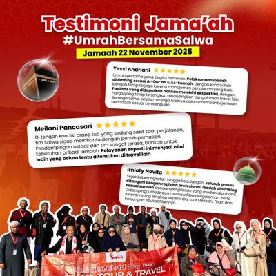 Testimoni Jamaah 22 November 2025