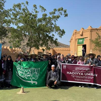 Momen Bahagia Jamaah Umroh Hadiyya (Februari 2025) Di Museum Almaoudy