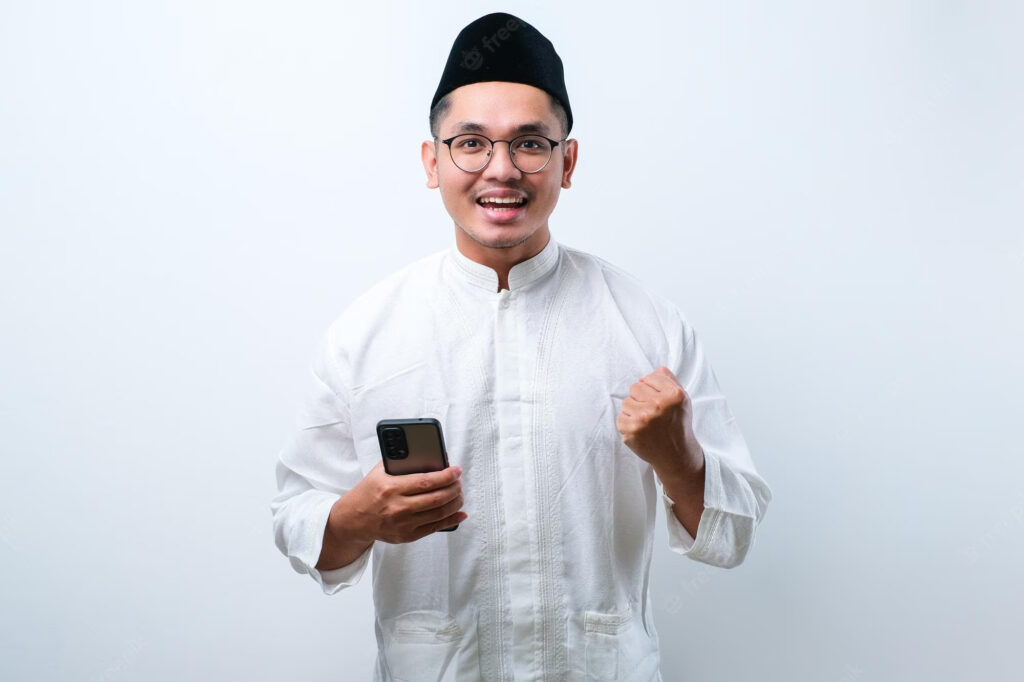 testimoni positif pelanggan salah satu sumber kebahagiaan. sumber: img.freepik.com