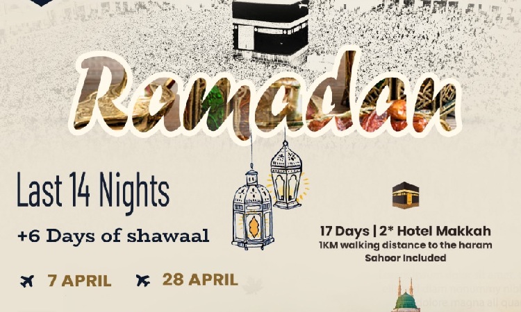 Contoh paket umroh Ramadhan-Syawal, Sumber: sahalumrahhajj.com