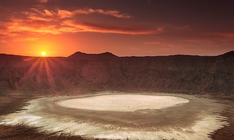 Kawah Al Wahbah di Arab Saudi, Sumber: charismaticplanet.com