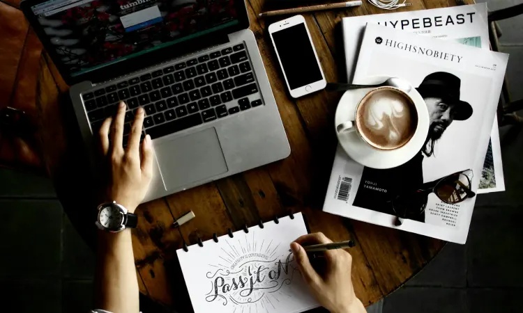 Pembuatan logo, Sumber: pexels.com