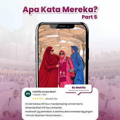 BU MAHILA - JAMAAH UMRAH 14 FEBRUARI 2026