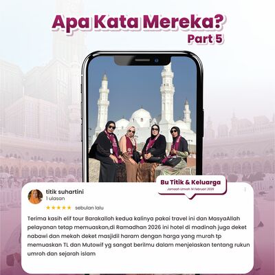 BU TITIK & KELUARGA - JAMAAH UMRAH 14 FEBRUARI 2026