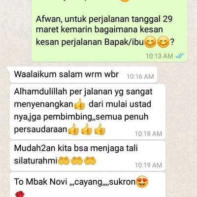 Ibu Aisyah (Maret)